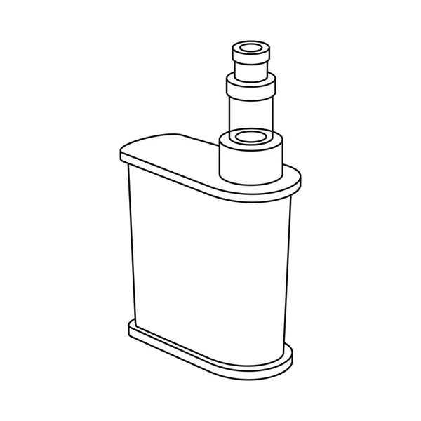 Vector illustratie van sigaret en elektronisch symbool. Set van sigaret en imitatie vector pictogram voor voorraad. — Stockvector