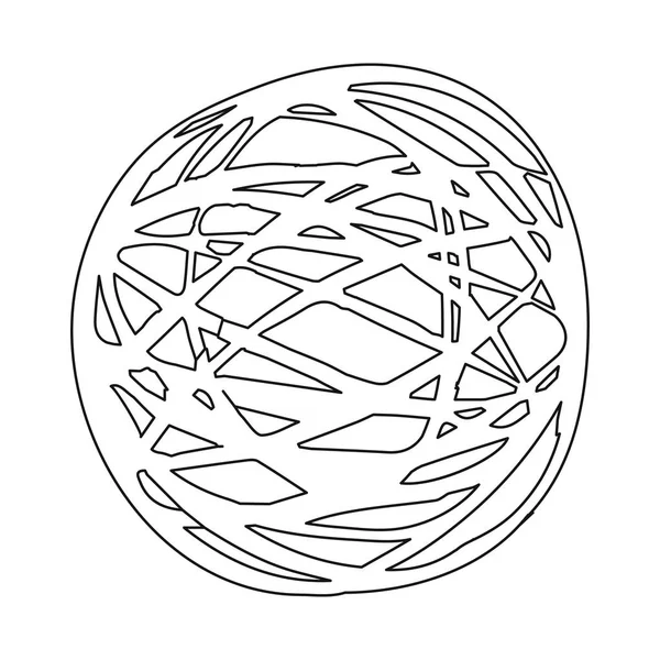 Векторний дизайн бульбашкового і сухого логотипу. Збірка бульбашок і піктограм вектора вітру для запасів . — стоковий вектор