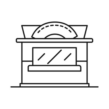 Fırın ve dükkan logosuizole nesne. Web için fırın ve pencere stok sembolü koleksiyonu.