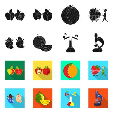 Test ve sentetik simge vektör tasarımı. Sınama ve laboratuvar hisse senedi vektör çizim topluluğu.