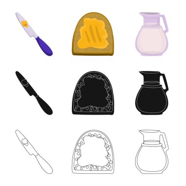 Kremsi yalıtılmış nesne ve ürün logosu. Kremsi topluluğu ve hisse senedi için çiftlik vektör simgesi.