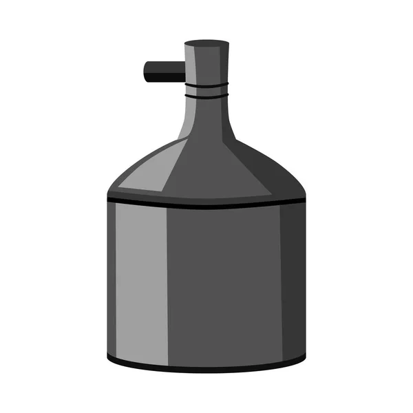 Geïsoleerd voorwerp van fles en drank icoon. Collectie van fles en koude vector icoon voor de voorraad. — Stockvector