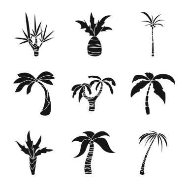 Seyahat ve ekoloji işareti vektör illüstrasyon. Web için seyahat ve plaj stok sembolü koleksiyonu.