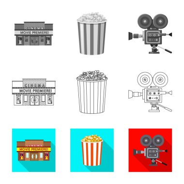 Televizyon ve filme sembolü yalıtılmış nesne. Televizyon ve web için hisse senedi simgesi ile ilgilenen.