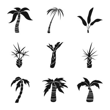 Seyahat ve ekoloji işareti vektör tasarımı. Stok lar için seyahat ve plaj vektör simgesi seti.