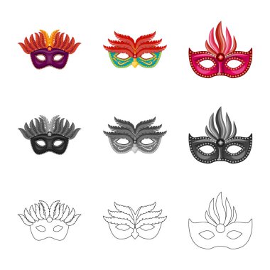 Lüks ve kutlama simge vektör Illustration. Lüks ayarla ve stok için vektör simge gizle.