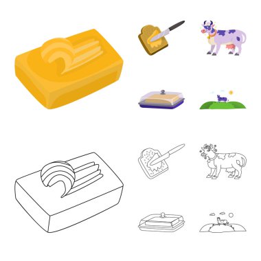 Kremsi yalıtılmış nesne ve ürün simgesi. Kremsi topluluğu ve web için çiftlik hisse senedi simgesi.