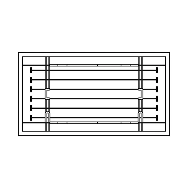 Illustrazione vettoriale dello stadio e simbolo della competizione. Raccolta di illustrazione vettoriale dello stadio e del parco acquatico . — Vettoriale Stock