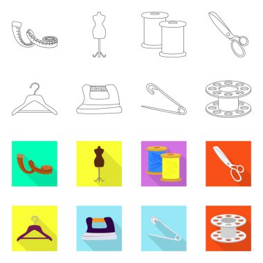 Craft tasarım vektör ve işareti Elişi. Web için craft ve endüstri hisse senedi simgesi kümesi.