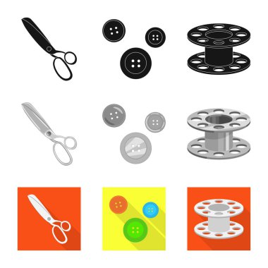 Craft illüstrasyon vektör ve işareti Elişi. Web için craft ve endüstri hisse senedi simgesi kümesi.