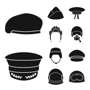 Geleneksel ve silahlı logo vektör tasarımı. Web için geleneksel ve memur stok sembolü seti.