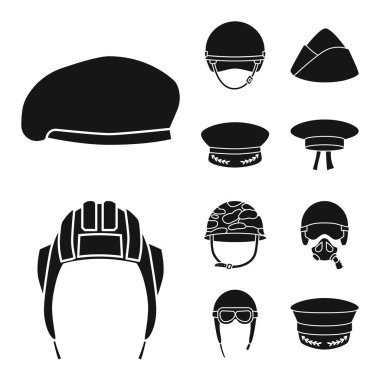 Geleneksel ve silahlı işaret vektör illüstrasyon. Stok lar için geleneksel ve memur vektör simgesinin toplanması.