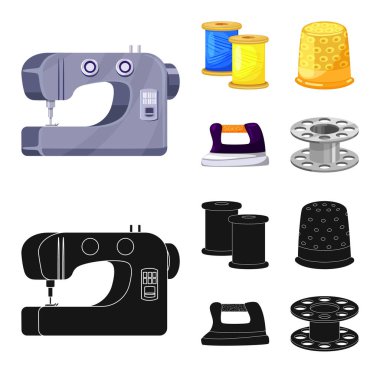 El sanatları ve el sanatları simge vektör tasarımı. Hisse senedi için craft ve sanayi vektör simge kümesi.