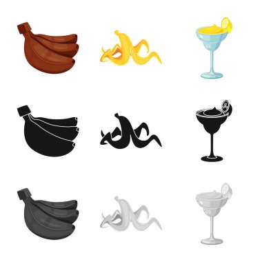 Doğal ve vejetaryen sembolü vektör tasarımı. Doğal ve yeme hisse senedi simgesi için web topluluğu.