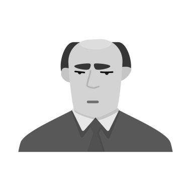 Yüzün izole nesnesi ve erkek işareti. Yüz ve baba stok vektör illüstrasyon koleksiyonu.