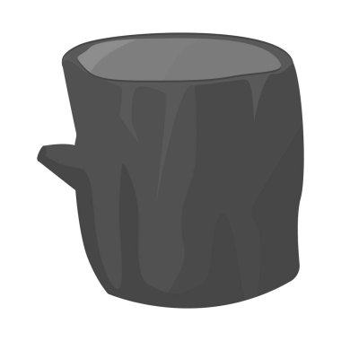 Kütük ve ahşap simgesinin vektör illüstrasyonu. Stok için kütük ve yakacak odun vektör simgesi koleksiyonu.