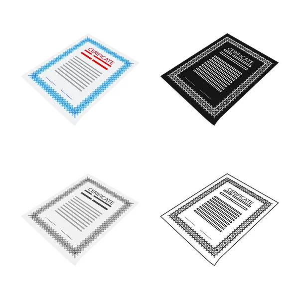 Diseño vectorial del logotipo en blanco y del folleto. Conjunto de icono de vector en blanco y membrete para stock . — Archivo Imágenes Vectoriales