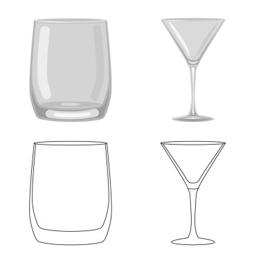 Form ve kutlama simge vektör tasarımı. Form ve birim hisse senedi vektör çizim seti.