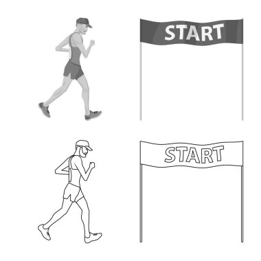 Spor ve kazanan logo vektör tasarımı. Spor ve fitness hisse senedi simgesi için web topluluğu.