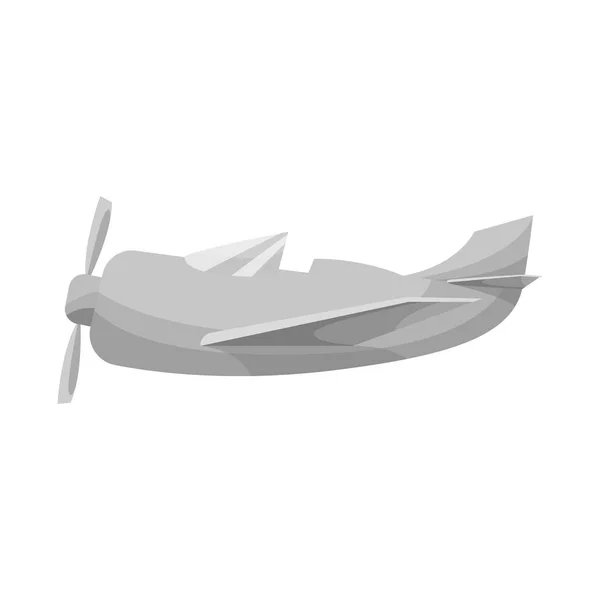 Vektor desain pesawat dan logo udara. Kumpulan simbol stok pesawat dan ruang untuk web . - Stok Vektor