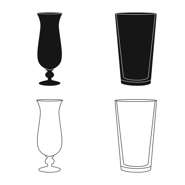 Vectorillustratie van vorm en viering logo. Set van vorm en volume vector pictogram voor voorraad. — Stockvector