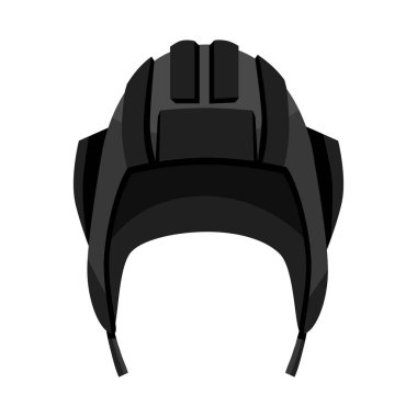 Şapka ve tank logosunun vektör çizimi. Web için şapka ve savaşçı stok sembolü koleksiyonu.