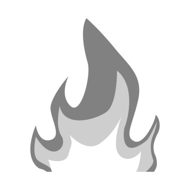 Alev ve sarı simgevektör illüstrasyon. Alev ve parlama stok vektör illüstrasyon seti.