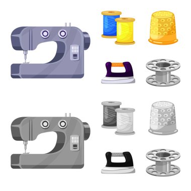 El sanatları ve el sanatları işaretin yalıtılmış nesne. Zanaat ve sanayi stok vektör çizim topluluğu.