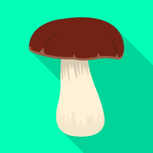 Illustrazione vettoriale dei funghi e logo sano. Set di funghi e stock bianco simbolo per la ragnatela . — Vettoriale Stock