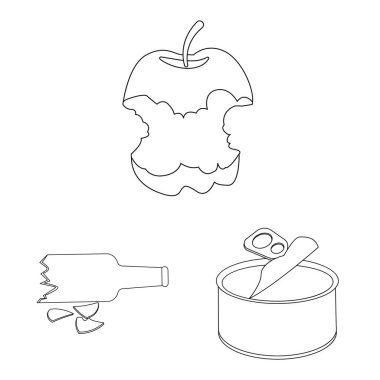 Sipariş ve geri dönüşüm simgesivektör tasarımı. Stok lar için sıra ve sıralama vektör simgesi kümesi.