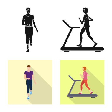 Spor ve kazanan simge vektör Illustration. Hisse senedi için spor ve fitness vektör simge kümesi.