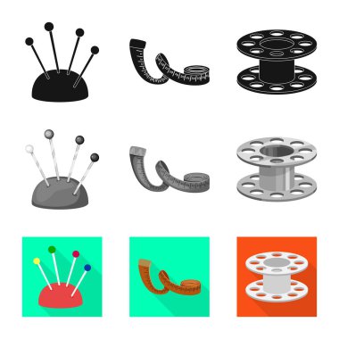 El sanatları ve el sanatları logo vektör Illustration. Zanaat ve endüstri hisse senedi simgesi için web topluluğu.