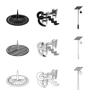 Kentsel ve sokak sembolü yalıtılmış nesne. Kentsel topluluğu ve gevşeme hisse senedi simgesi web için.