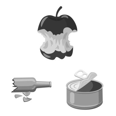 Döküm ve sıralama logo vektör tasarımı. Dizi dökümü ve web için önemsiz hisse senedi simgesi.