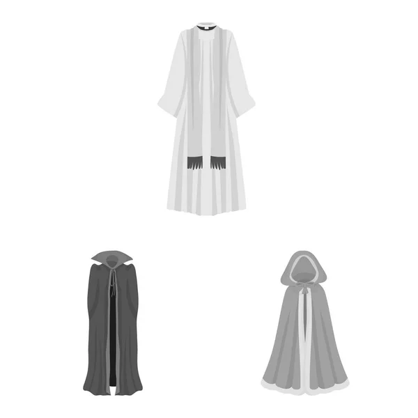 Illustrazione vettoriale del logo tessile e del tessuto. Set di stoffe e abbigliamento simbolo per il web . — Vettoriale Stock
