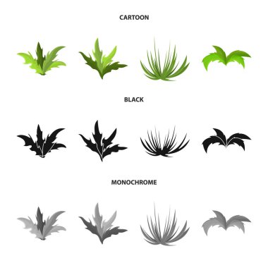 Peyzaj ve yaz simgesi izole nesne. Web için peyzaj ve çevre stok sembolü koleksiyonu.