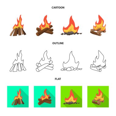 Tehlike vektör tasarımı ve turizm işareti. Tehlike seti ve yürüyüş stok vektör illüstrasyon.