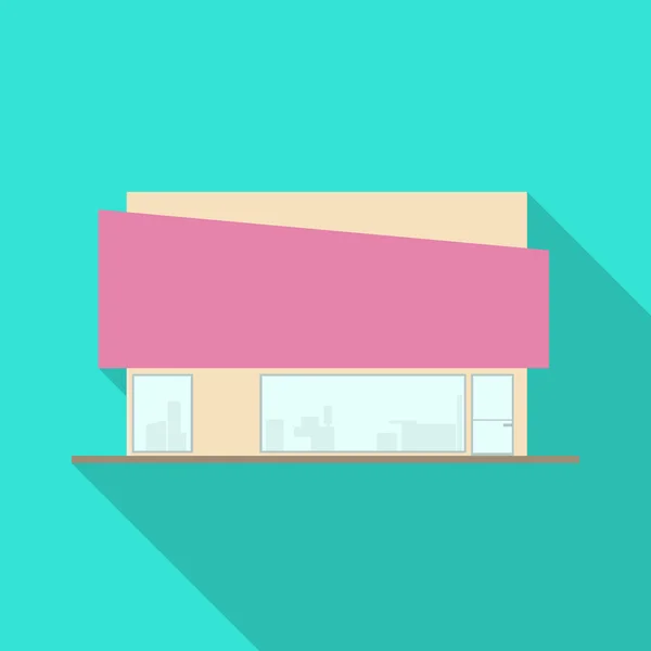 Objeto aislado de tienda y símbolo moderno. Conjunto de tienda y símbolo de stock exterior para web . — Vector de stock