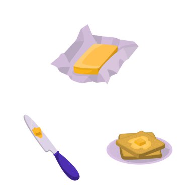 Gıda ve süt sembolü vektör tasarımı. Web için gıda ve kolesterol stok sembolü kümesi.