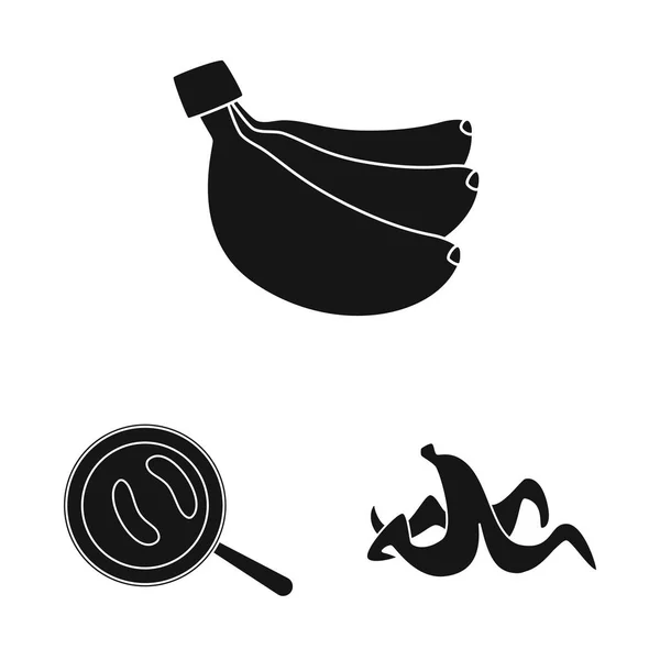 Diseño vectorial de la vitamina y el símbolo de comer. Conjunto de vitamina y stock maduro vector ilustración . — Archivo Imágenes Vectoriales