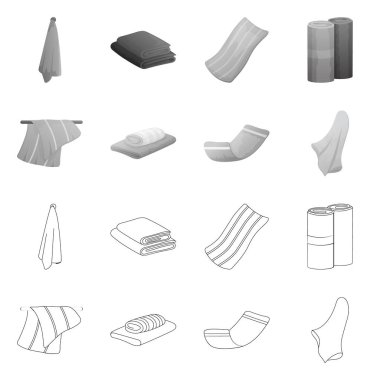 Yumuşak ve temiz işaretin vektör çizimi. Ağ için yumuşak ve evcil hayvan sembolü seti.