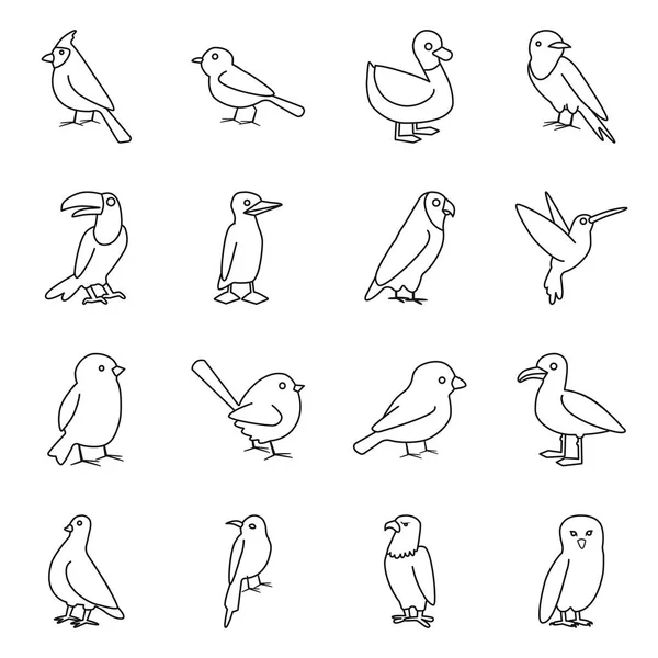 Projeto vetorial de animal e sinal selvagem. Coleção de animal e ícone de vetor de plumagem para estoque . — Vetor de Stock