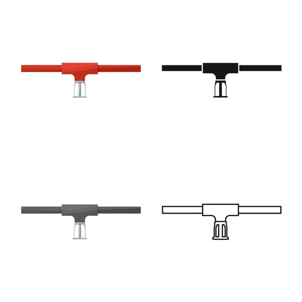 Oggetto isolato di sistema e segno spruzzatore. Raccolta del simbolo del sistema e dello stock di soppressione per il web . — Vettoriale Stock