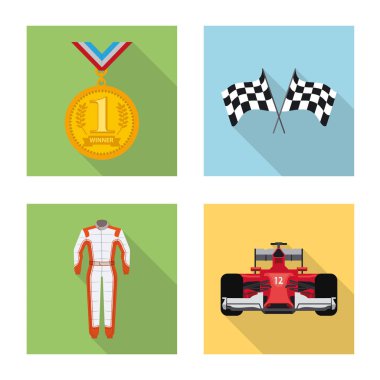 Araba ve ralli sembolü yalıtılmış nesne. Araba ve yarış hisse senedi simgesi için web topluluğu.