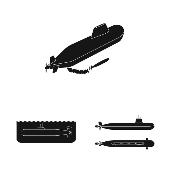 Izolowany obiekt technologii i symbol floty. Kolekcja technologii i granatowa ilustracja wektorowa. — Wektor stockowy