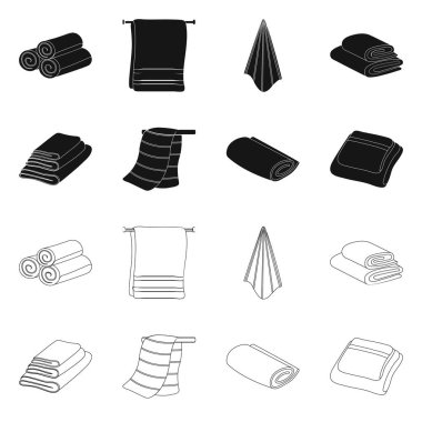 Yumuşak ve temiz sembolün vektör tasarımı. Stok için yumuşak ve ev vektör simgesi seti.