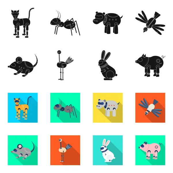 Vektor illustration av Toy-och vetenskaps ikonen. Uppsättning leksaks-och leksaks lager symbol för webben. — Stock vektor