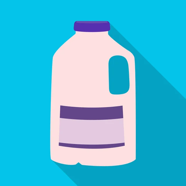 Vektor-Design von Gallonen und Milch-Logo. Satz Gallonen und kann Vektor Illustration vorrätig. — Stockvektor