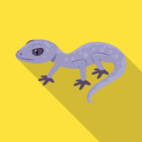 Ilustração vetorial de lagarto e ícone cinza. Conjunto de lagarto e ícone de vetor de dragão para estoque . — Vetor de Stock