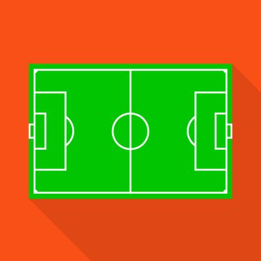 Futbol ve stadyum simgesinin izole nesnesi. Stok lar için futbol ve hedef vektör simgesi kümesi.